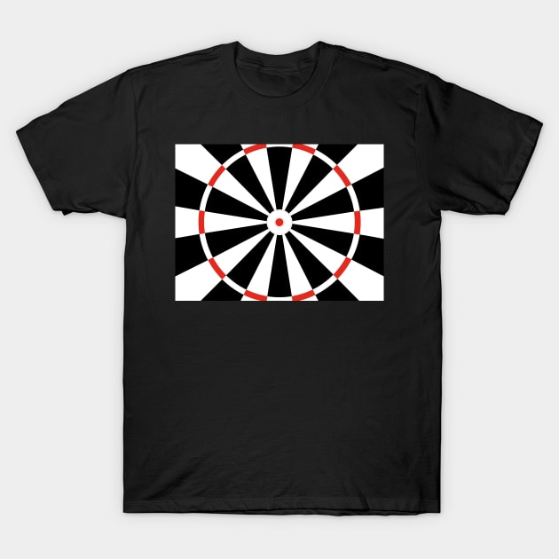 Dartboard For Dart T-Shirt by HananAlshehri